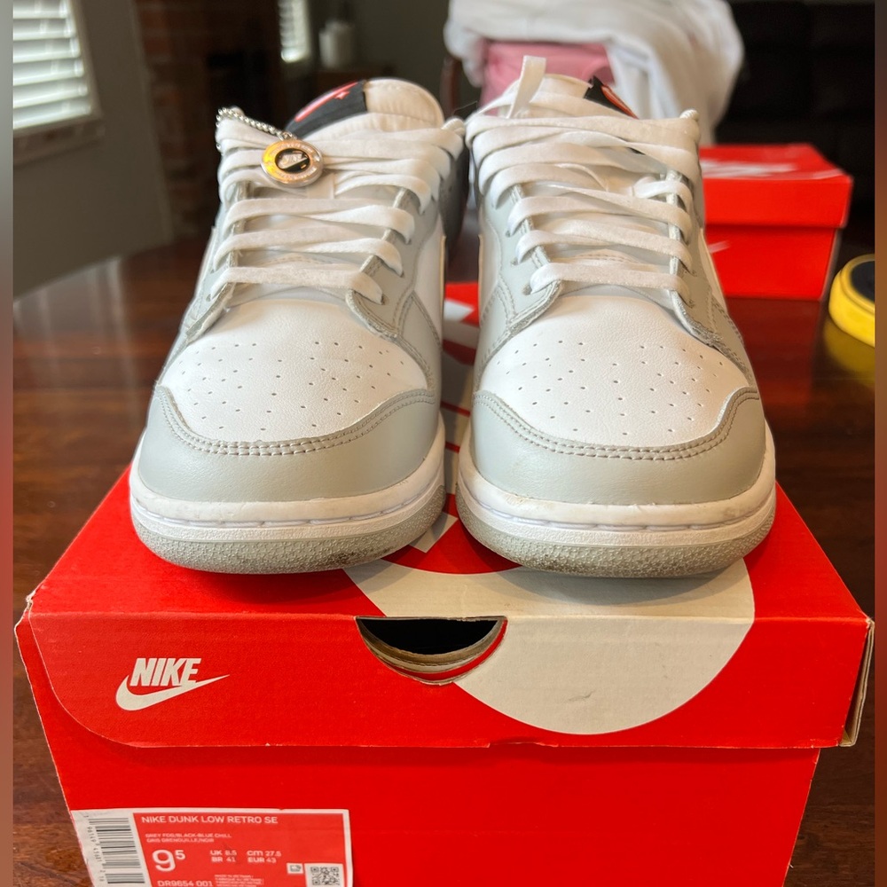 Nike Low Dunk Lottery in Gray Fog original box - Picture 2 of 16